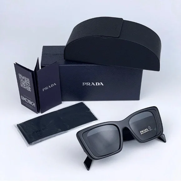 New - Prada PRO8YS 1AB5SO PR O8Y
Black Dark Gray Cat Eye
Unisex Sunglasses - Picture 12 of 12